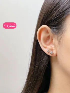 گوشواره میخی استیل