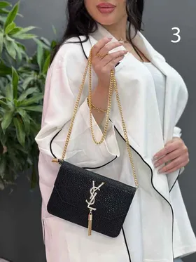 کیف بند زنجیری آویزدار YSL