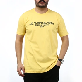 تیشرت آستین کوتاه چاپی مردانه سیزر مدل 15518810