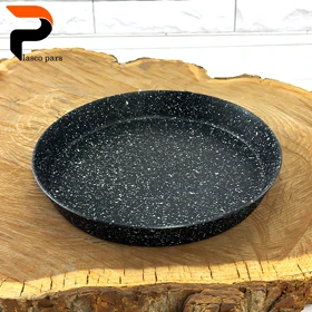 تابه پیتزا 23.5 گرانیتی مشکی هاناتک