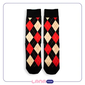 جوراب ساق‌دار نانو پاتریس Patris Socks طرح اسکاچ در سه رنگ