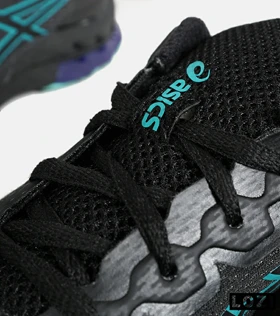 کفش کتانی مردانه مشکی آبی ASICS GORETEX