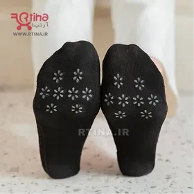 پاپوش گل‌دار زنانه مدل جوراب کالجی Oumeyu