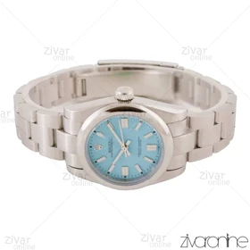 ست ساعت رولکس اویستر پرپچوال نقره ای صفحه آبی تیفانی 104072