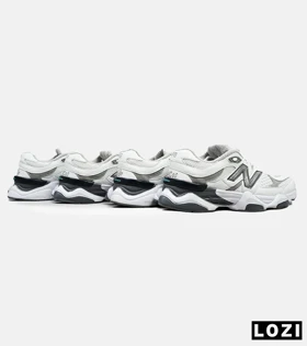 کفش کتانی مردانه و زنانه سفید طوسی NEW BALANCE 9060