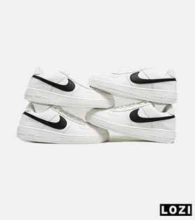 کفش کتانی بزرگ پا سفید مشکی NIKE AIR FORCE