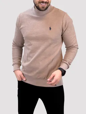 پلیور یقه 5 سانت polo کرم