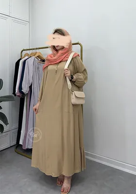 پیراهن مانتویی آرام