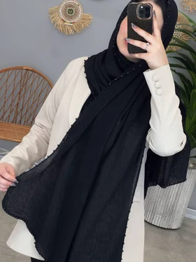 1841- شال مشکی دالیا