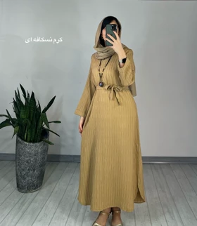 پیراهن مانتویی طهورا