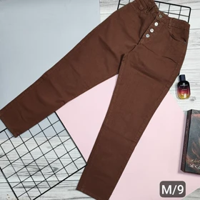 شلوار جین رنگی مام استایل کد 10117