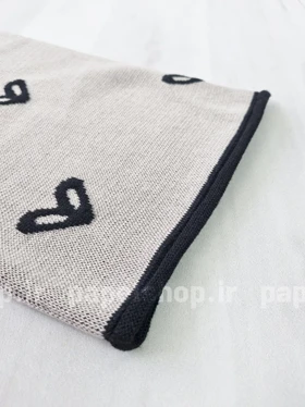 بلوز بافت یقه گرد طرح قلب