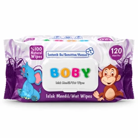 دستمال مرطوب کودک BUBO بوبو 120 عددی (بنفش)