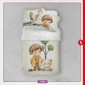 روتختی کودکانه برند مینوریا طرح پسرانه کد p-508