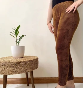 حراج شلوار مخمل راه راه زنانه