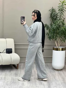 ست بافت و شلوار پونه