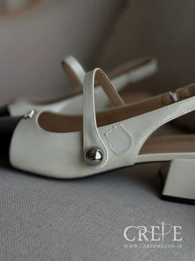 کفش میو میو یراق گرد پاشنه 5 سانت