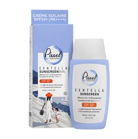 کرم ضد آفتاب بی رنگ سنتلا SPF50 پیکسل 50 میل