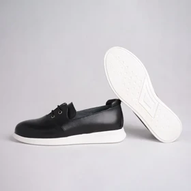 کفش چرم کالج زنانه 6078