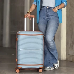 چمدان نشکن تیتان پلورا مدل TITANPLORA - TP6666 MEDIUM TRAVEL IN STYLE سایز متوسط