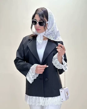 مانتو کتی توردار هستی