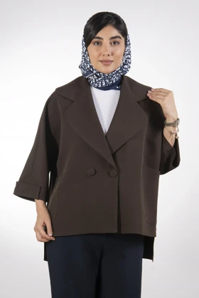مانتو سوپر مازراتی سارینا (قهوه ای تیره)