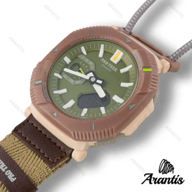 ساعت کاسیو پروترک protrek سبز خاکی مدل m-10253