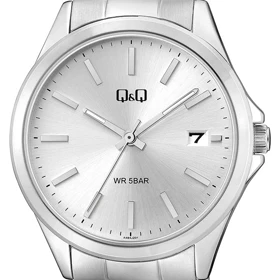 ساعت کیو اند کیو مردانه نقره ای QQ-4567-G