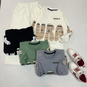 ست بلوز شلوار دخترانه طرح حورا