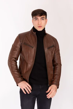 کت و کاپشن مردانه new-venture-gian-ferre-solid-leather