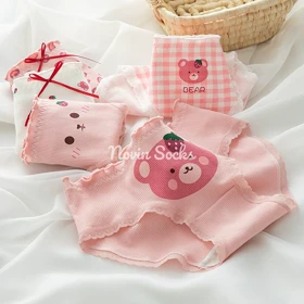 شورت طرح Pink Bear (مناسب سایز 38-42)