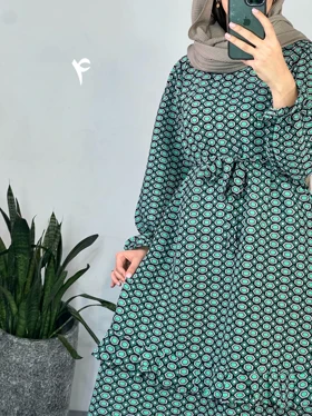 پیراهن مانتویی شکوفه 2