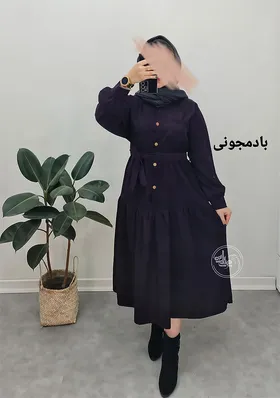 پیراهن مانتویی ساتیا