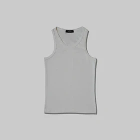 گری تاپ تمام تنه white tank top