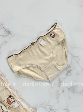 شورت اسلیپ نخ پنبه عروسکی طرح گاو