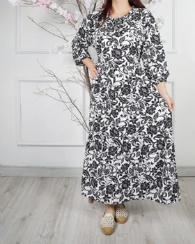 ساحلی فلور رزان 7335 (سفید گل مشکی)