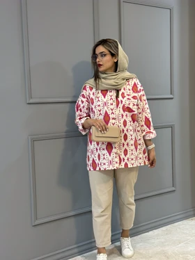 شومیز مانتویی گلسا