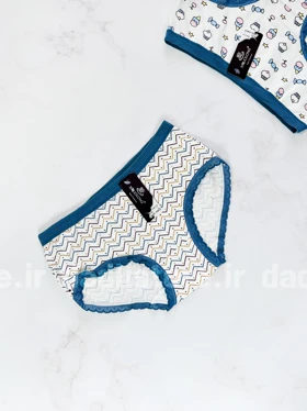 شورت نخ پنبه عروسکی طرح کیک و بستنی
