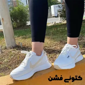 کتانی نایک سفید کرم دخترونه