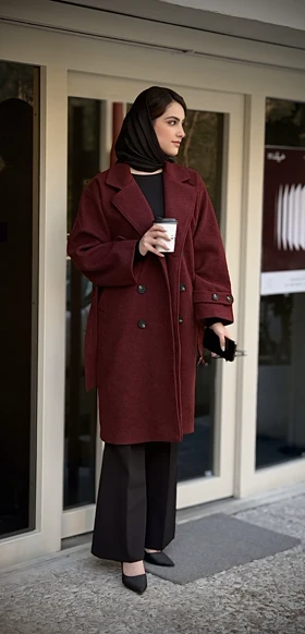 پالتو فوتر شش دکمه