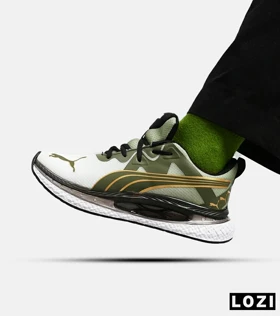 کتانی ورزشی سبز طلائی مردانه و زنانه PUMA