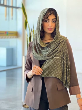 شال بهاره گوچی (سبز)