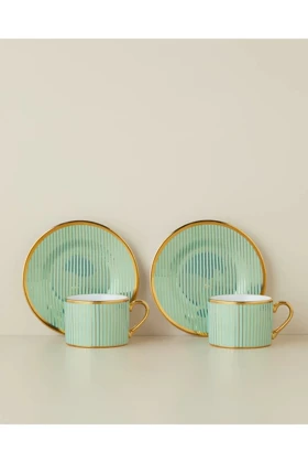 سرویس فنجان چای دو نفره English Home مدل Livora Bone China