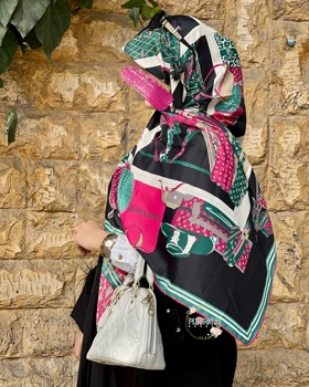 روسری ابریشم توییل ایرانی