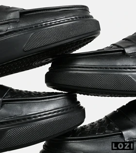 کفش مردانه مشکی Bottega Veneta