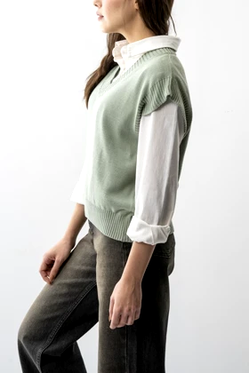 ژیله بیسیک یقه هفت زنانه