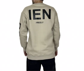 دورس مردانه کرمی طرح دار قواره باکسی