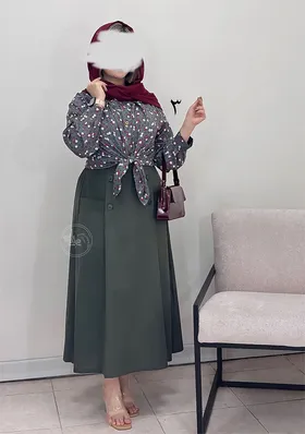 ست شومیز و دامن نیلا