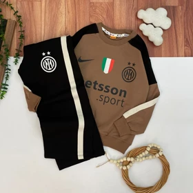 بلوز شلوار مدل تیم اینتر رنج7سال