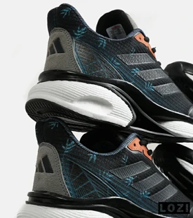 کفش کتانی مردانه و زنانه سرمه ای مشکی Adidas PureBoost v02